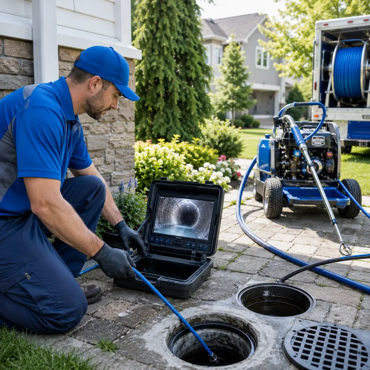 Outdoor drain cleaning professionals serving Rocky, OK