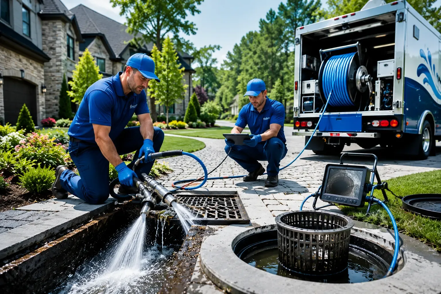 Local outdoor drain cleaning professionals in Rocky, OK